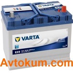 Акумулятор Varta Blue Dynamic 70 R+ E23 570412063