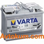 Акумуляторна батарея Varta Start Stop Plus 70 R+ E39 570901076