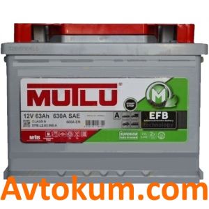 Купити акумулятор Mutlu EFB Turkey 63 R+ Київ, Україна