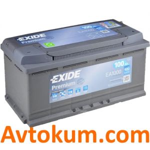 Купити авто акумулятор Exide Premium 6СТ-100-А3E R+ Київ, Україна