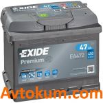 Акумулятор Exide Premium 6СТ-47-А3E R+
