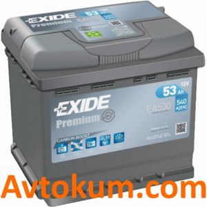 Купити авто акумулятор Exide Premium 6СТ-53-А3E R+ Київ, Україна