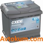 Акумулятор Exide Premium 6СТ-53-А3E R+