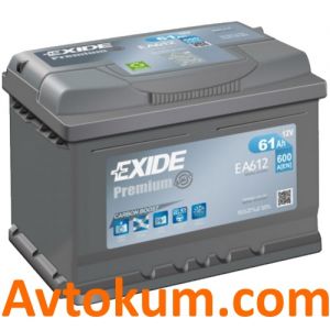 Купити авто акумулятор Exide Premium 6СТ-61-А3E R+ Київ, Україна