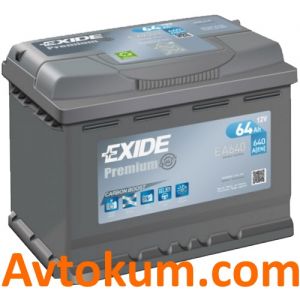 Купити авто акумулятор Exide Premium 6СТ-64-А3E R+ Київ, Україна