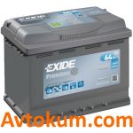 Акумулятор Exide Premium 6СТ-64-А3E R+