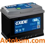 Акумулятор Exide Excell 6СТ-62-А3E L+