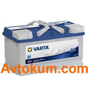 Купити акумулятор Varta Blue Dynamic F17. 80 АЧ R+ Київ, Україна