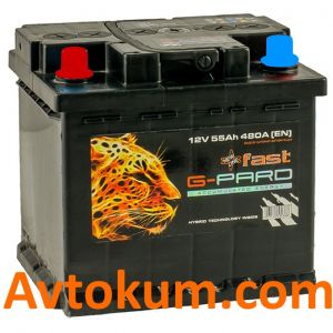Купити авто акумулятор Fast G-Pard 55 L+ Київ, Україна