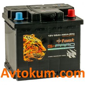 Купити авто акумулятор Fast G-Pard 55 R+ Київ, Україна