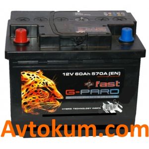 Купити авто акумулятор Fast G-Pard 60 L+ Київ, Україна