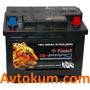 Купити авто акумулятор Fast G-Pard 60 R+ Київ, Україна