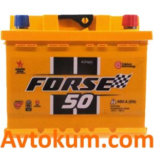 Купити авто акумулятор Force Westa 6СТ-50 R+ Київ, Україна