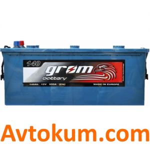 Купити вантажний акумулятор Grom Truck 6СТ-140 L+ Київ, Україна