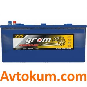 Купити вантажний акумулятор Grom Truck 6СТ-225 L+ Київ, Україна