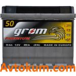Акумулятор Grom Premium 6СТ-50 R+