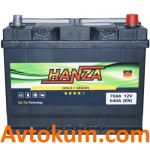 Акумулятор Hanza Gold asia 6СТ-70-А3E R+