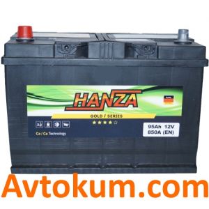 Купити акумулятор Hanza Gold asia 6СТ-95-А3 L+ Київ, Україна