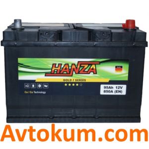 Купити авто акумулятор Hanza Gold asia 6СТ-95-А3E R+ Київ, Україна