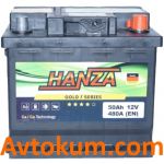 Акумулятор Hanza Gold 6СТ-50-А3E R+