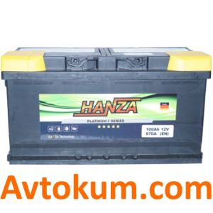 Купити авто акумулятор Hanza Platinum 6СТ-100-А3E R+ Київ, Україна