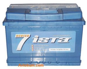 Купити авто акумулятор Іста 7 Series 6CT-74L+ Київ, Україна