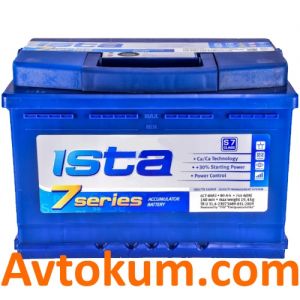 Купити авто акумулятор Іста 7 Series 6CT-80R+ Київ, Україна