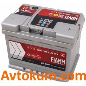Купити авто акумулятор Fiamm Titanium PRO 6СТ-64 R+ Київ, Україна