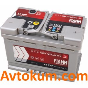 Купити авто акумулятор Fiamm Titanium PRO 6СТ-74 R+ Київ, Україна
