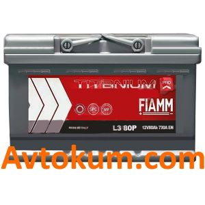 Купити авто акумулятор Fiamm Titanium PRO 6СТ-80 R+ Київ, Україна