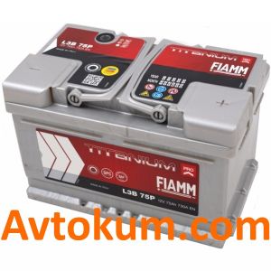 Купити авто акумулятор Fiamm Titanium PRO 6СТ-75 R+ Київ, Україна