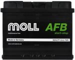 Акумулятор Moll AFB 66 R+ Start-Stop