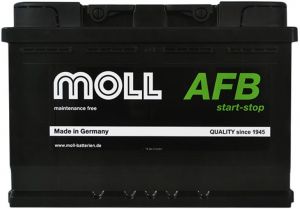 Купити авто акумулятор Moll AFB 76 R+ Start-Stop Київ, Україна