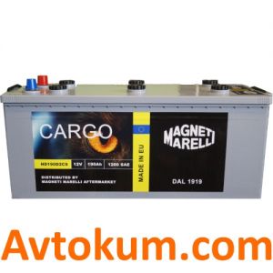Купити вантажний акумулятор Magneti Marelli Cargo 6СТ-190L+ Київ, Україна