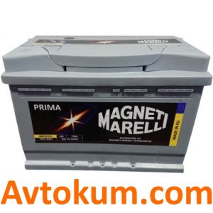 Купити акумулятор Magneti Marelli Prima 6СТ-75L+ Київ, Україна