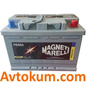 Купити акумулятор Magneti Marelli Prima 6СТ-75-А3E R+ Київ, Україна