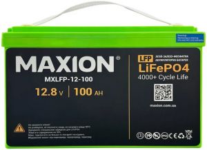 Купити промисловий акумулятор Maxion LiFePo 100-12 Київ, Україна
