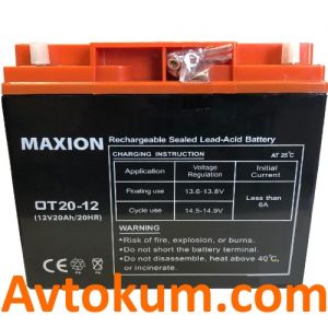 Купити промисловий акумулятор Maxion 20 Київ, Україна