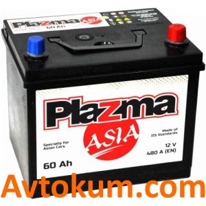 Купити авто акумулятор Plazma Asia 6CT-60R+ Київ, Україна