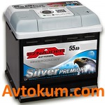 Акумулятор Sznajder Silver Premium 55 R+ 555 35