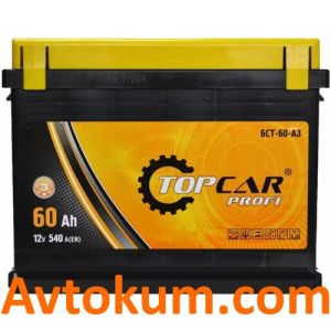 Купити авто акумулятор Top Car Profi 6CT-60 L+ Київ, Україна