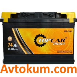 Купити авто акумулятор Top Car Profi 6CT-74 R+ Київ, Україна
