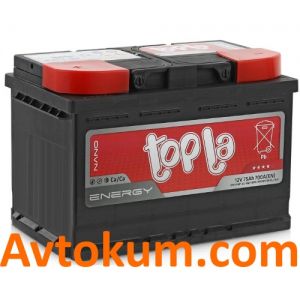 Купити авто акумулятор Topla Energy 6СТ-75-А3 L+ Київ, Україна