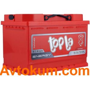 Купити авто акумулятор Topla Energy 6СТ-75-А3E R+ Київ, Україна