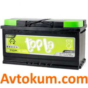 Купити авто акумулятор Topla Top AGM Stop & Go 6СТ-95-А3E R+ Київ, Україна