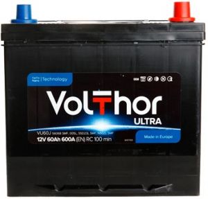 Купити авто акумулятор Volthor 6СТ-60 R+ Jis Ultra Київ, Україна