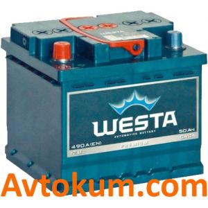 Купити авто акумулятор Westa Premium 6CT-50 L+ Київ, Україна