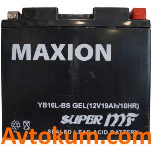 Купити акумулятор Maxion GEL moto 6СТ-19АcЕ Київ, Україна