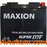 Акумулятор Maxion GEL moto 6СТ-19АcЕ YB 16L-BS