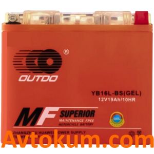 Купити акумулятор Outdo GEL moto 6СТ-19Аc Київ, Україна